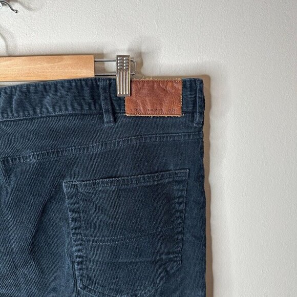 Orvis Corduroy Pants Mens 42Wx30L Navy 5 Pocket Classic Straight Leg Trousers - Picture 6 of 12